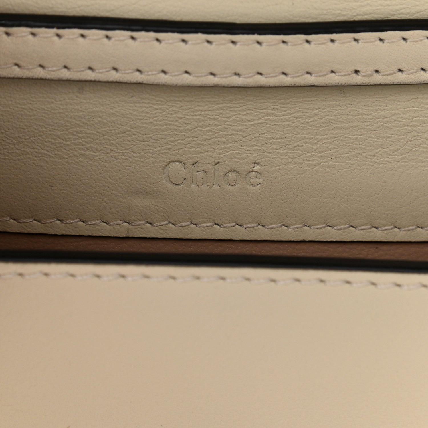 Chloe Calfskin Small Nile Bracelet Minaudiere Bag Off White 6 of 9
