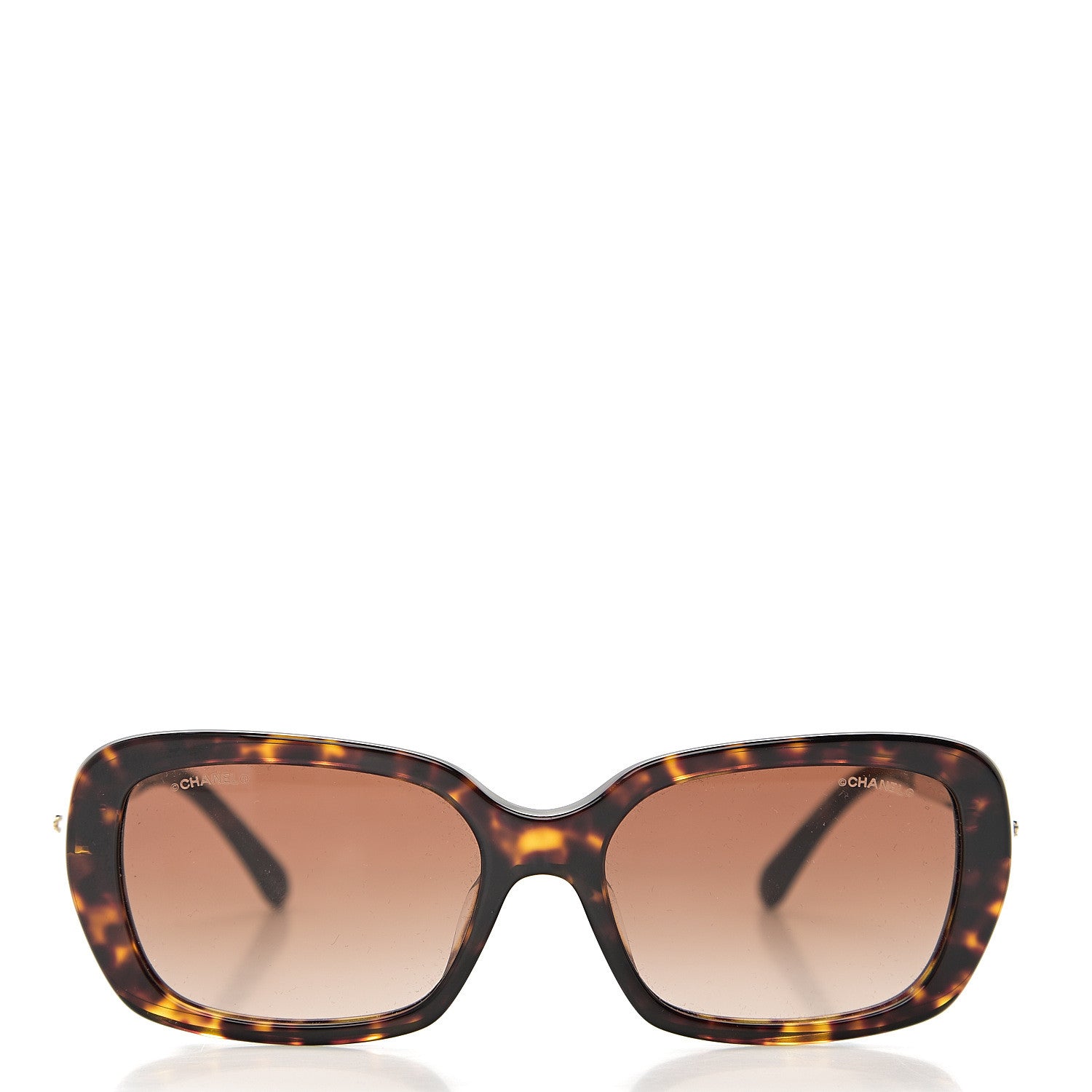 Chanel Pearl Square Sunglasses 5427-H-A Tortoise 2 of 7