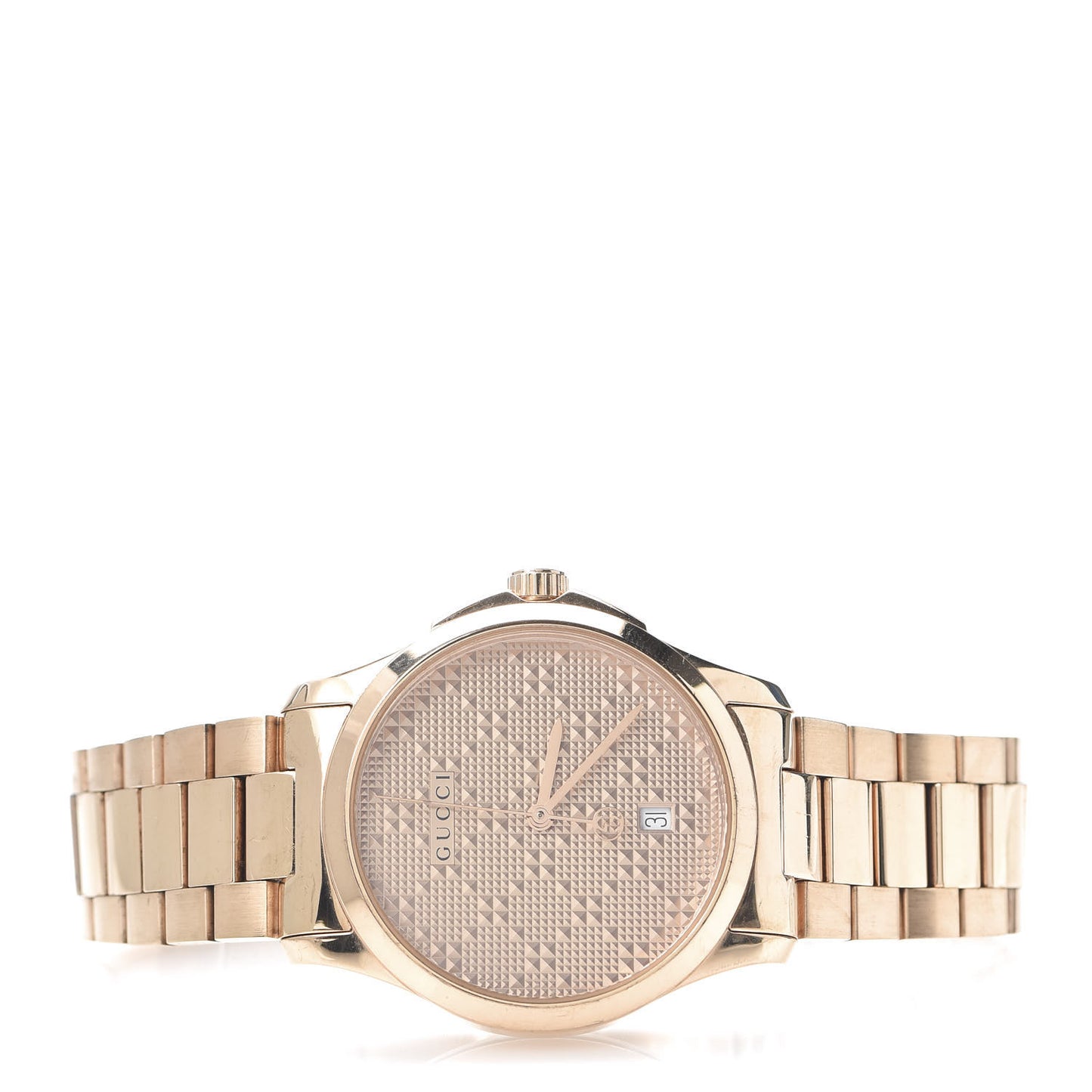 Stainless Steel 38mm G-Timeless Diamante Quartz Watch Rose