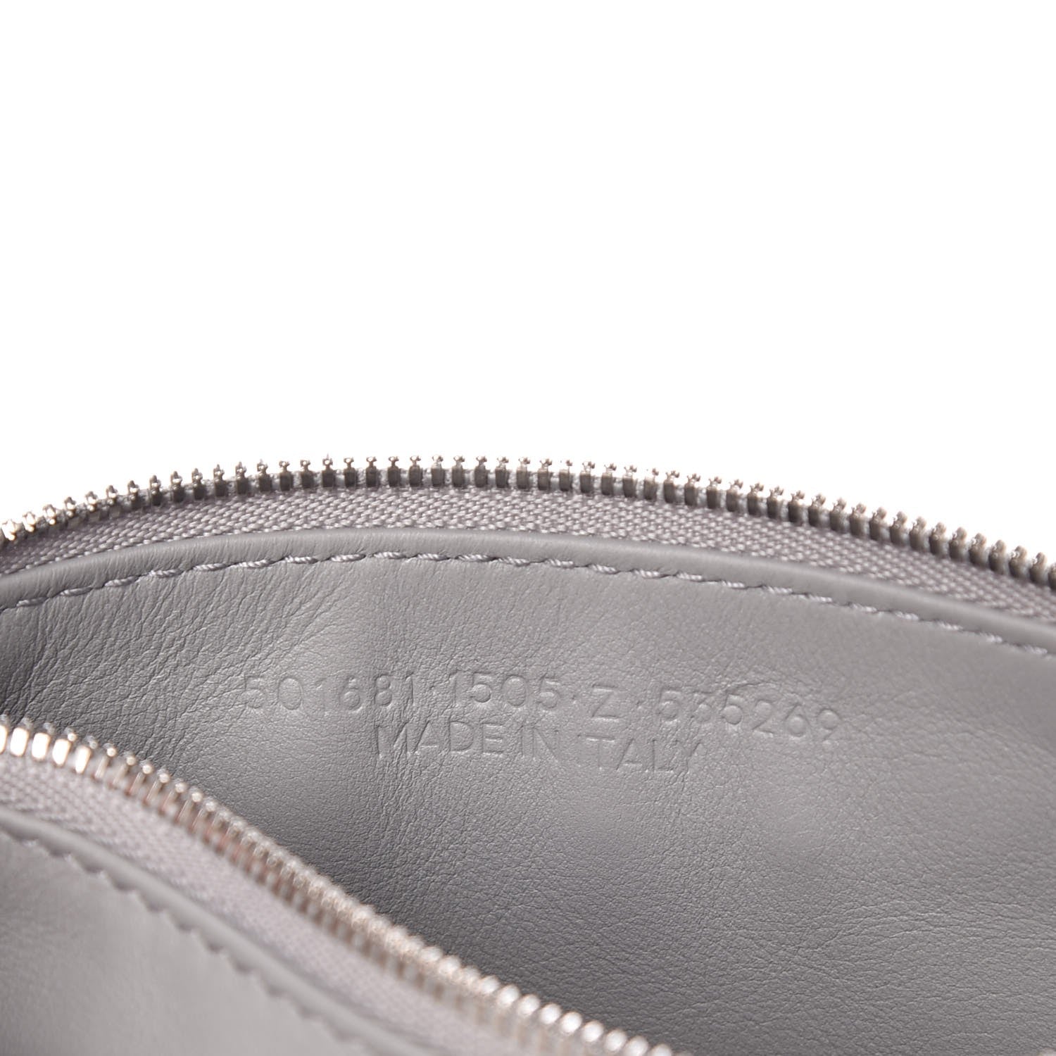 Balenciaga Calfskin Logo Matelasse S BB Round Shoulder Bag Gris Haussmannien 7 of 7