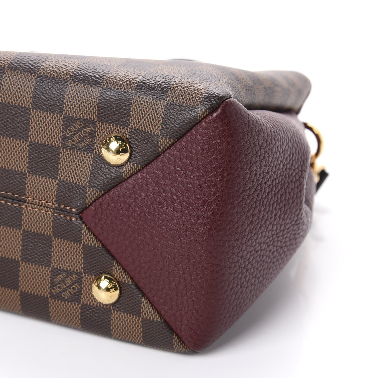 Louis Vuitton Damier Ebene Cuir Taurillon Brittany Bordeaux 7 of 9