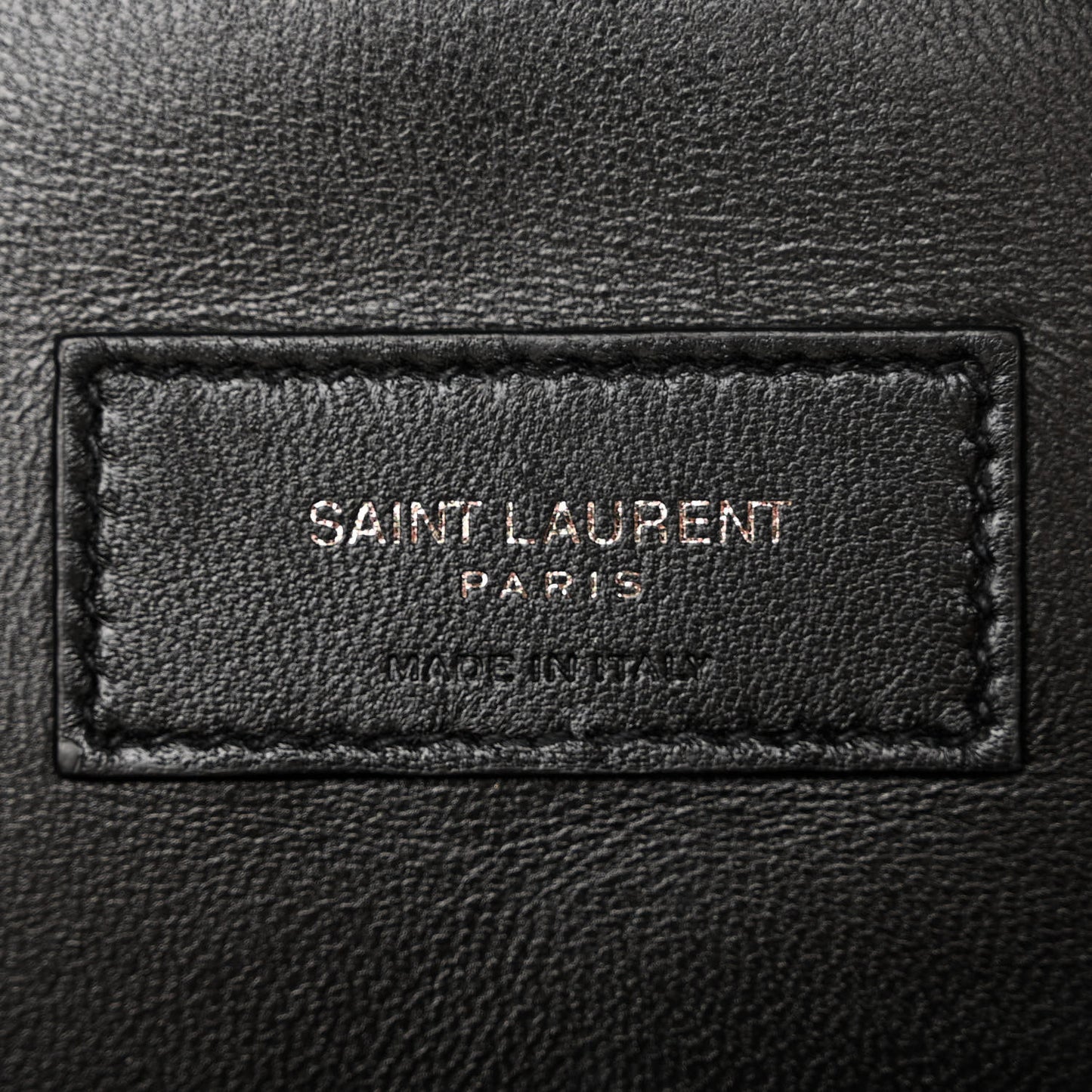 Grain De Poudre Medium West Hollywood Monogram Fold-Over Black