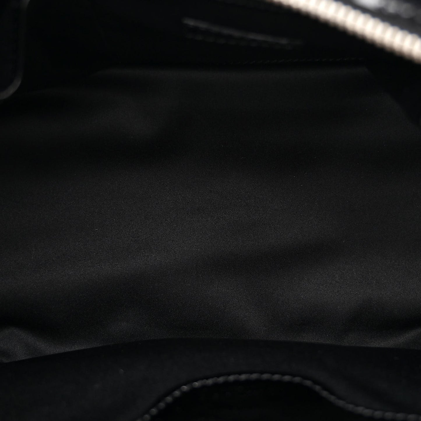Patent Quilted Large Manor Tote  Black