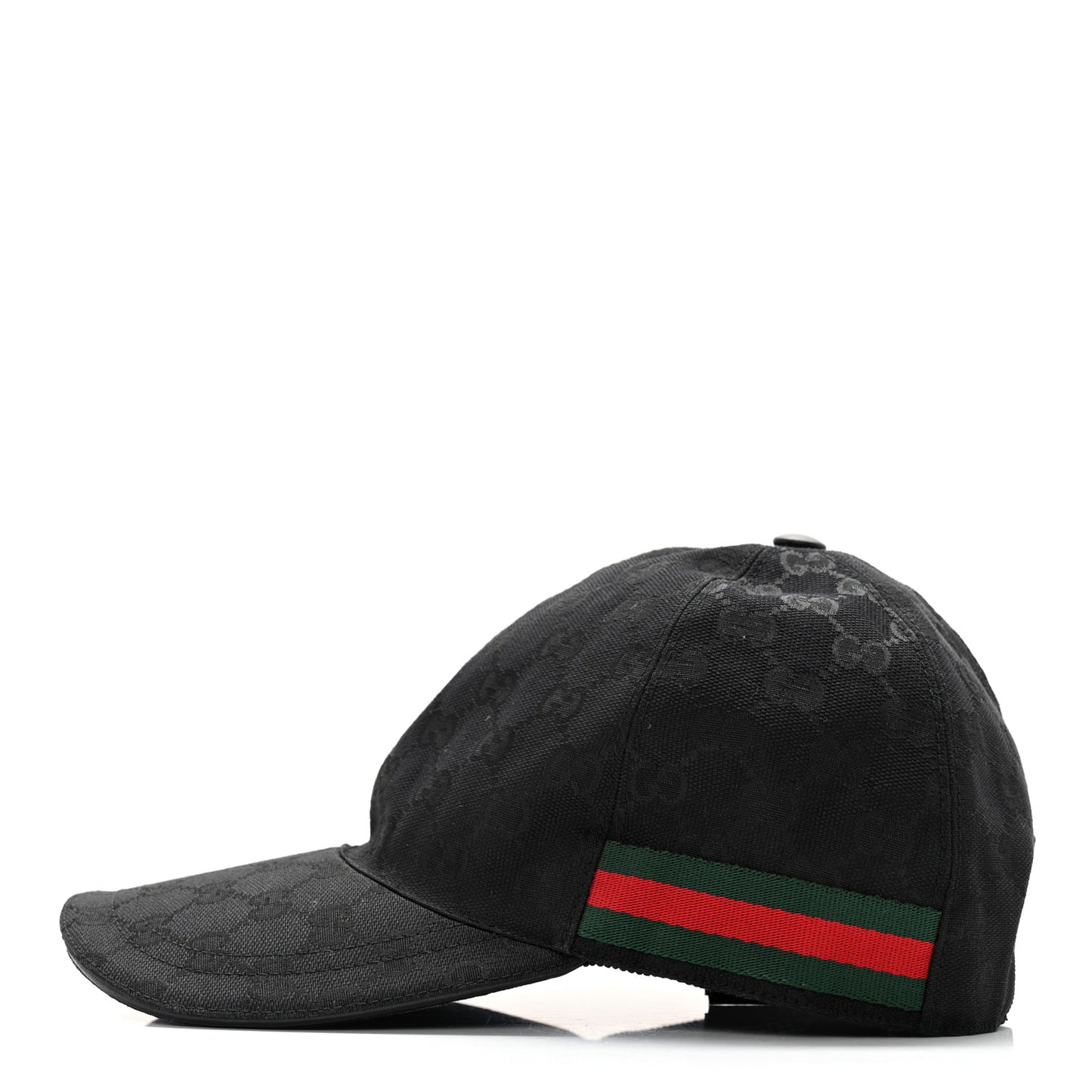 Monogram Web Baseball Hat S Black