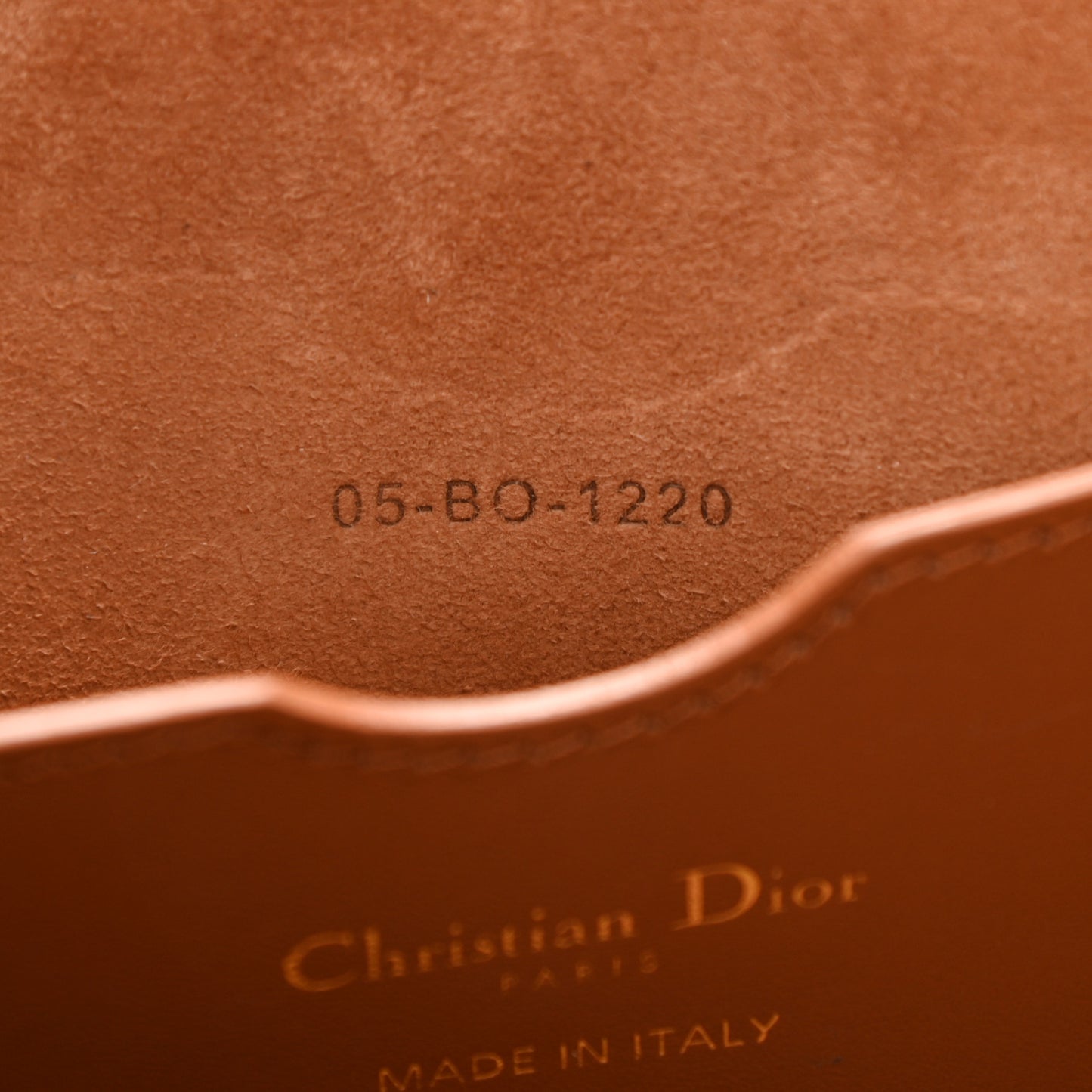 Box Calfskin Large Bobby Flap Dark Tan