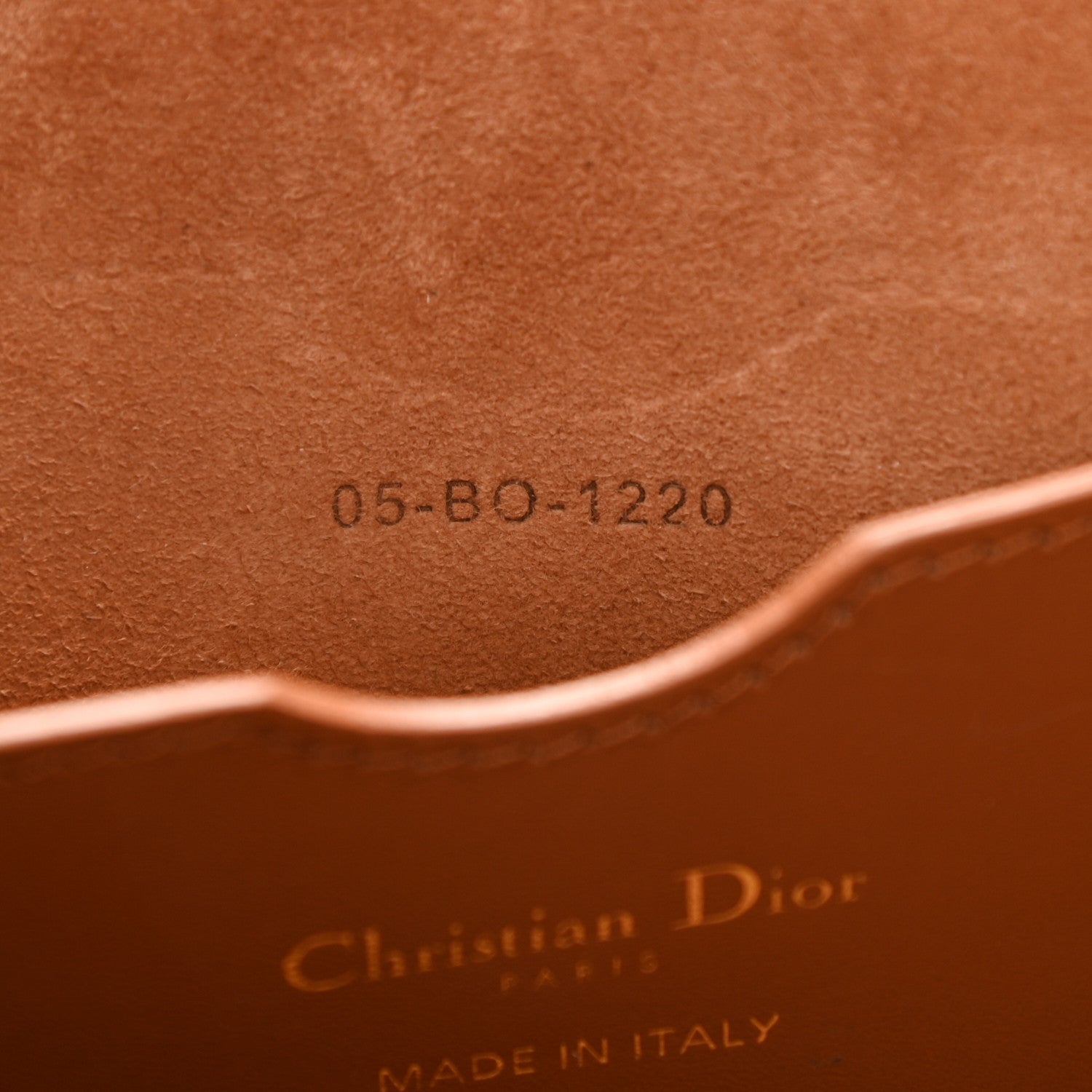 Christian Dior Box Calfskin Large Bobby Flap Dark Tan 7 of 8