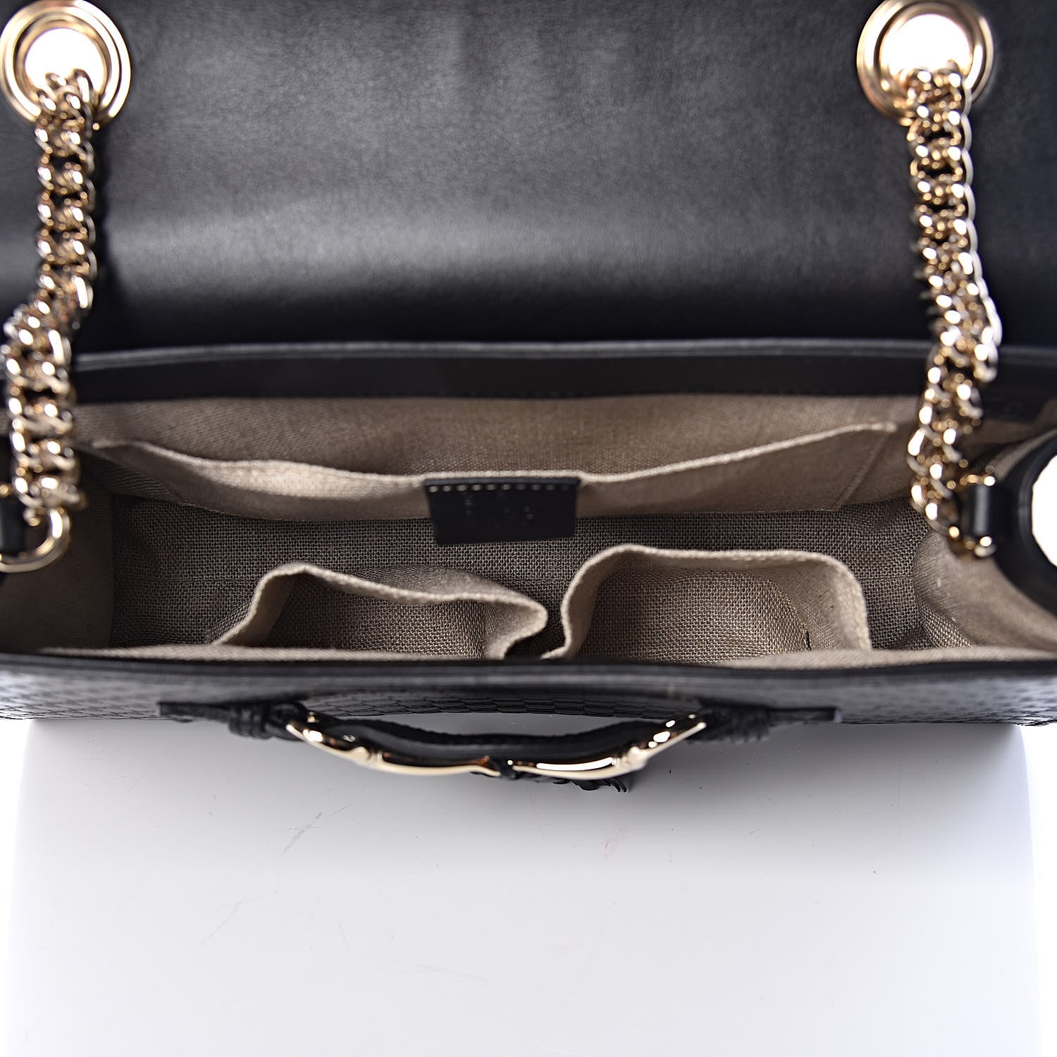Gucci Microguccissima Medium Emily Chain Shoulder Bag Black 5 of 11