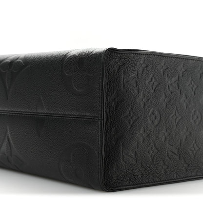 Louis Vuitton Empreinte Monogram Giant Onthego MM Black 9 of 10