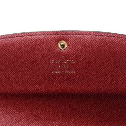 Louis Vuitton Damier Ebene Emilie Wallet Fuchsia 5 of 11