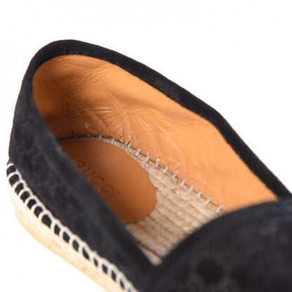 Gucci Suede Microguccissima Espadrilles 37.5 Black 9 of 10