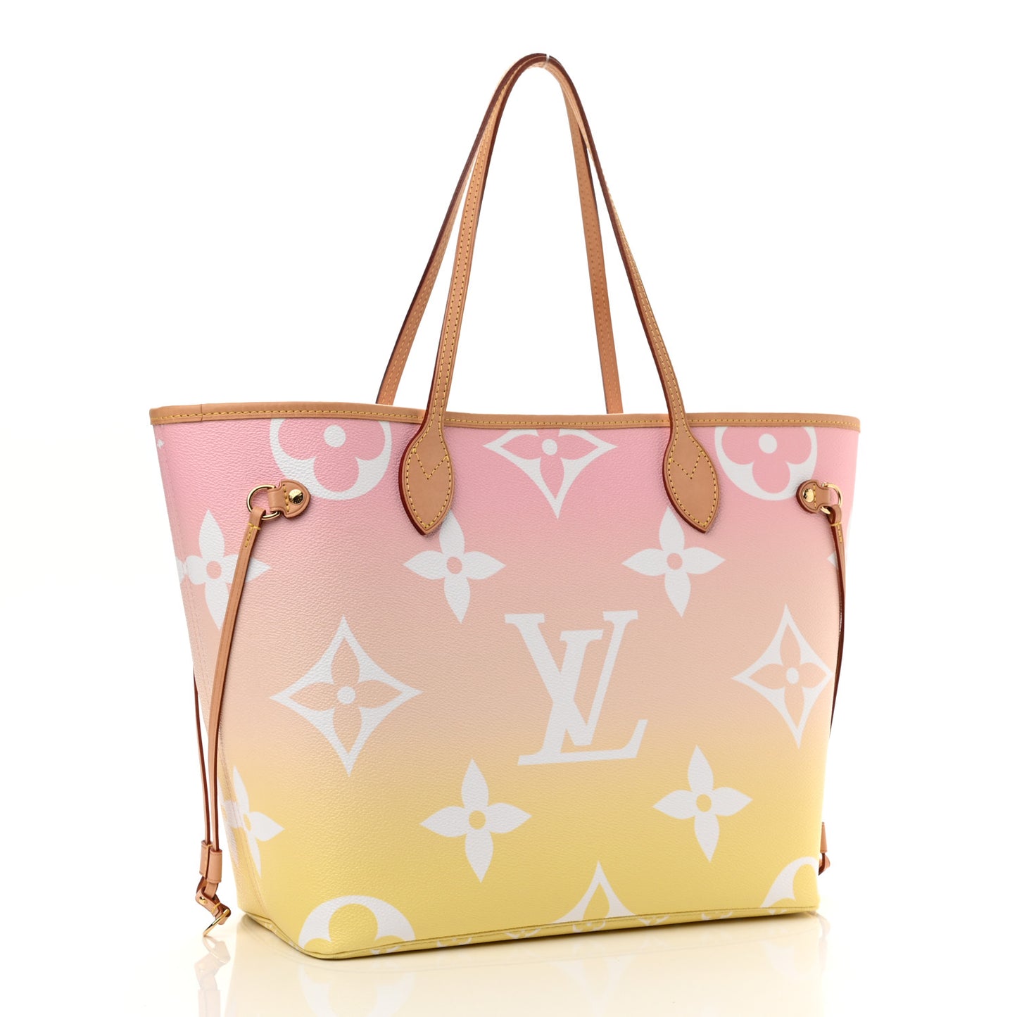 Monogram Giant By The Pool Neverfull MM Light Pink