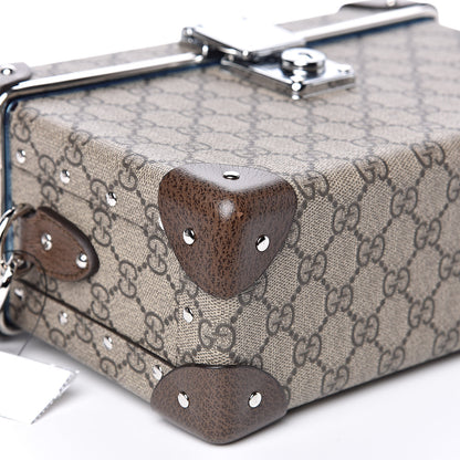 Gucci GG Supreme Monogram Globe-Trotter Beauty Case Brown 8 of 10