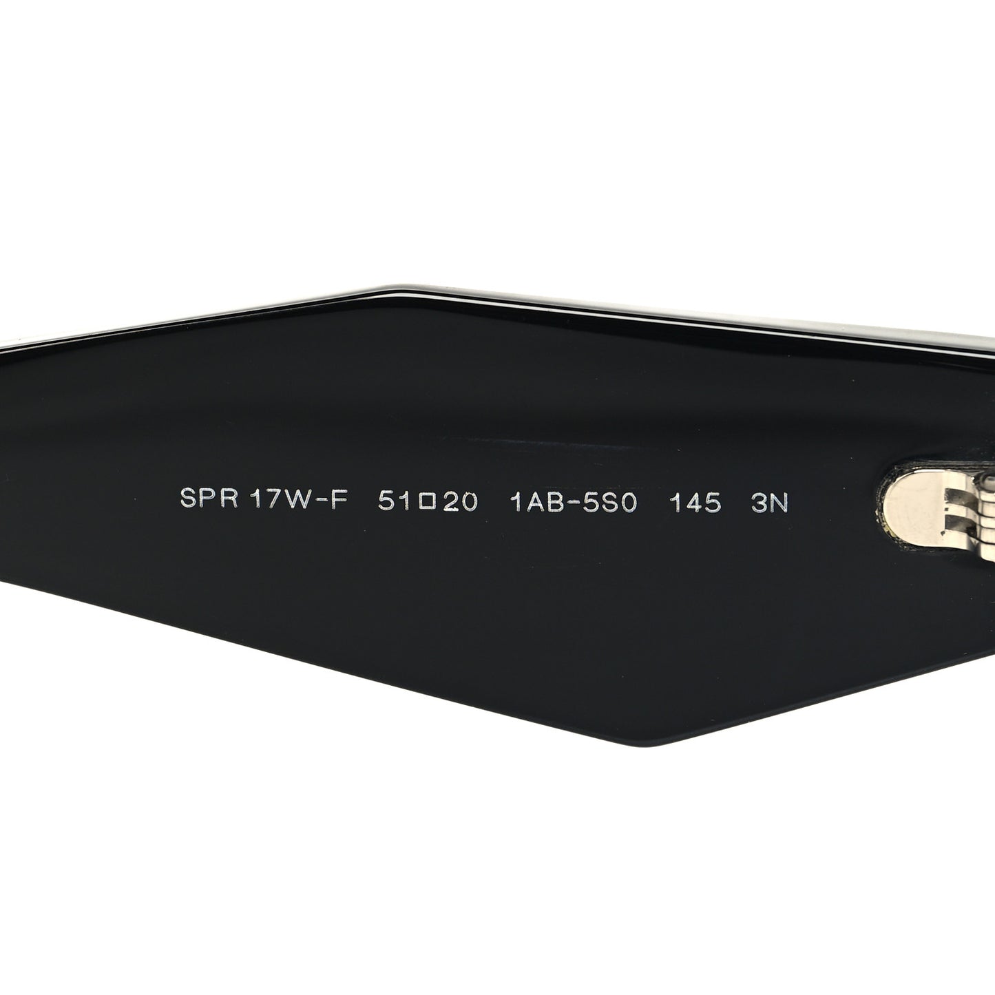 Acetate Symbole Sunglasses SPR 17W Black