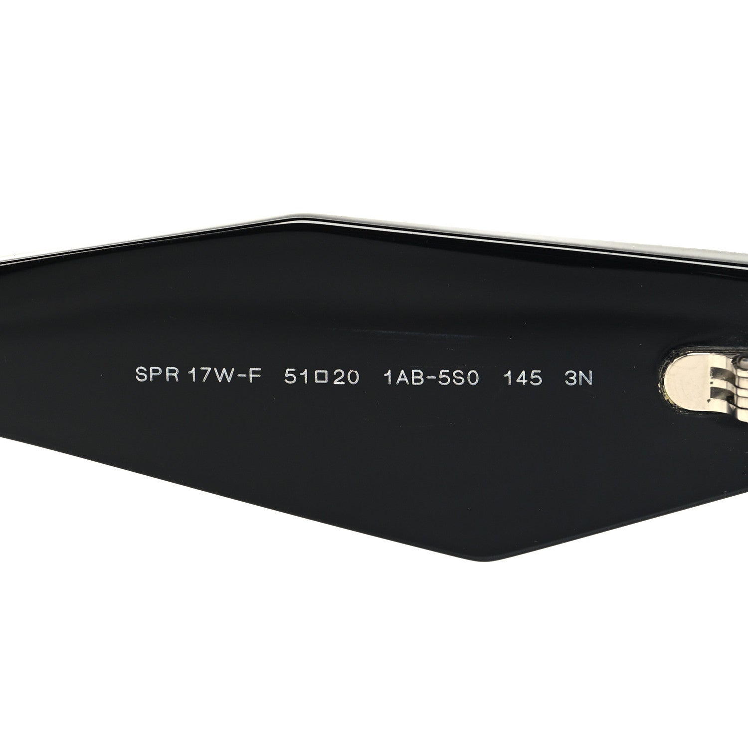 Prada Acetate Symbole Sunglasses SPR 17W Black 6 of 8