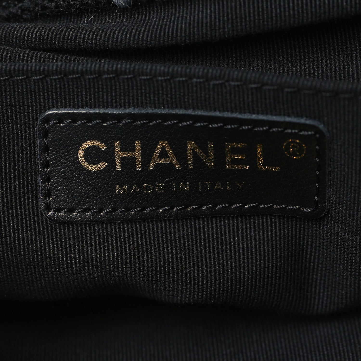 Chanel Wool Tweed Elegant Backpack Black Grey 6 of 10