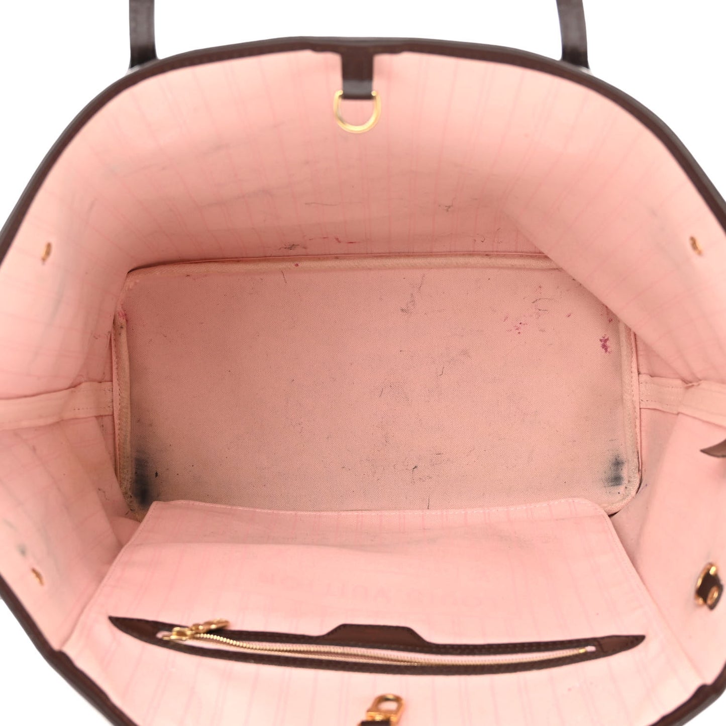 Damier Ebene Neo Neverfull MM Rose Ballerine