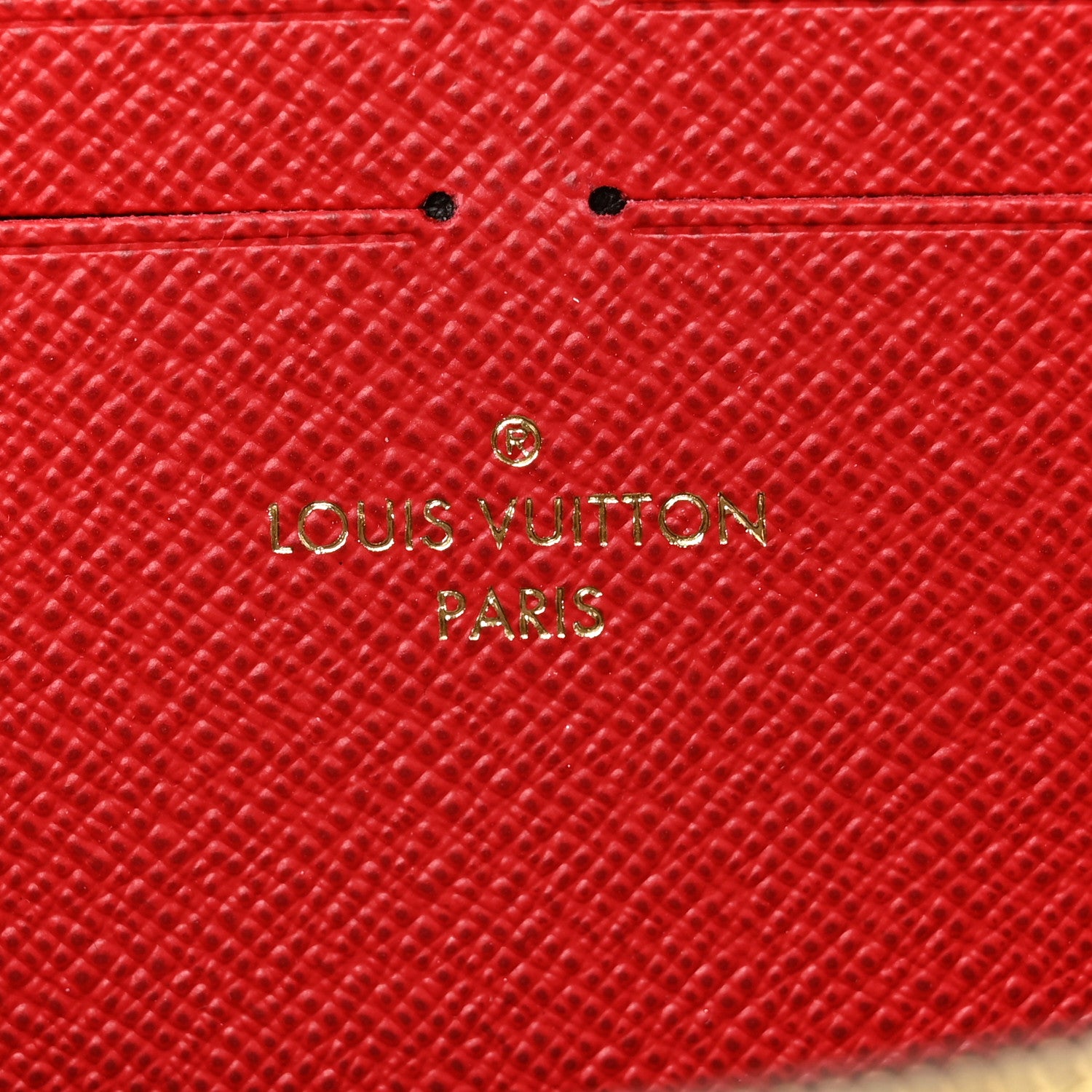 Louis Vuitton Damier Ebene Clemence Wallet Cherry 6 of 8