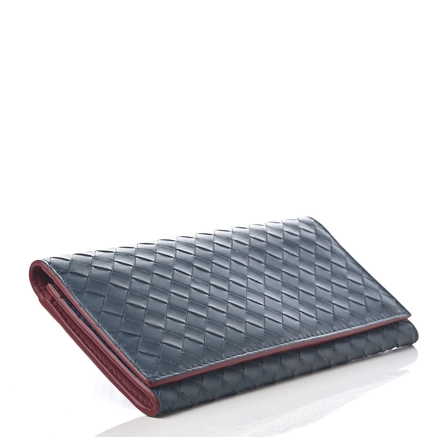 Bottega Veneta Nappa Intrecciato Continental Flap Wallet Brighton Baccara Rose 3 of 5