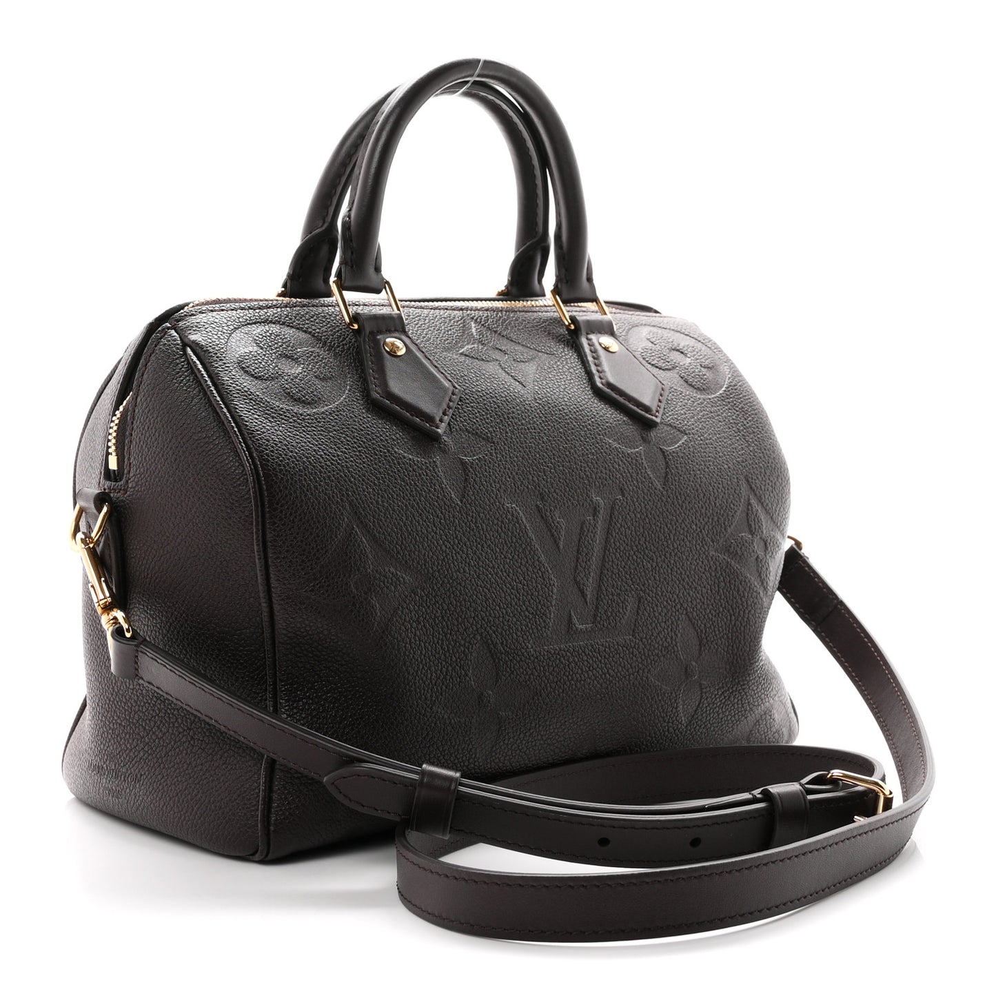Empreinte Monogram Giant Speedy Bandouliere 25 Chocolate