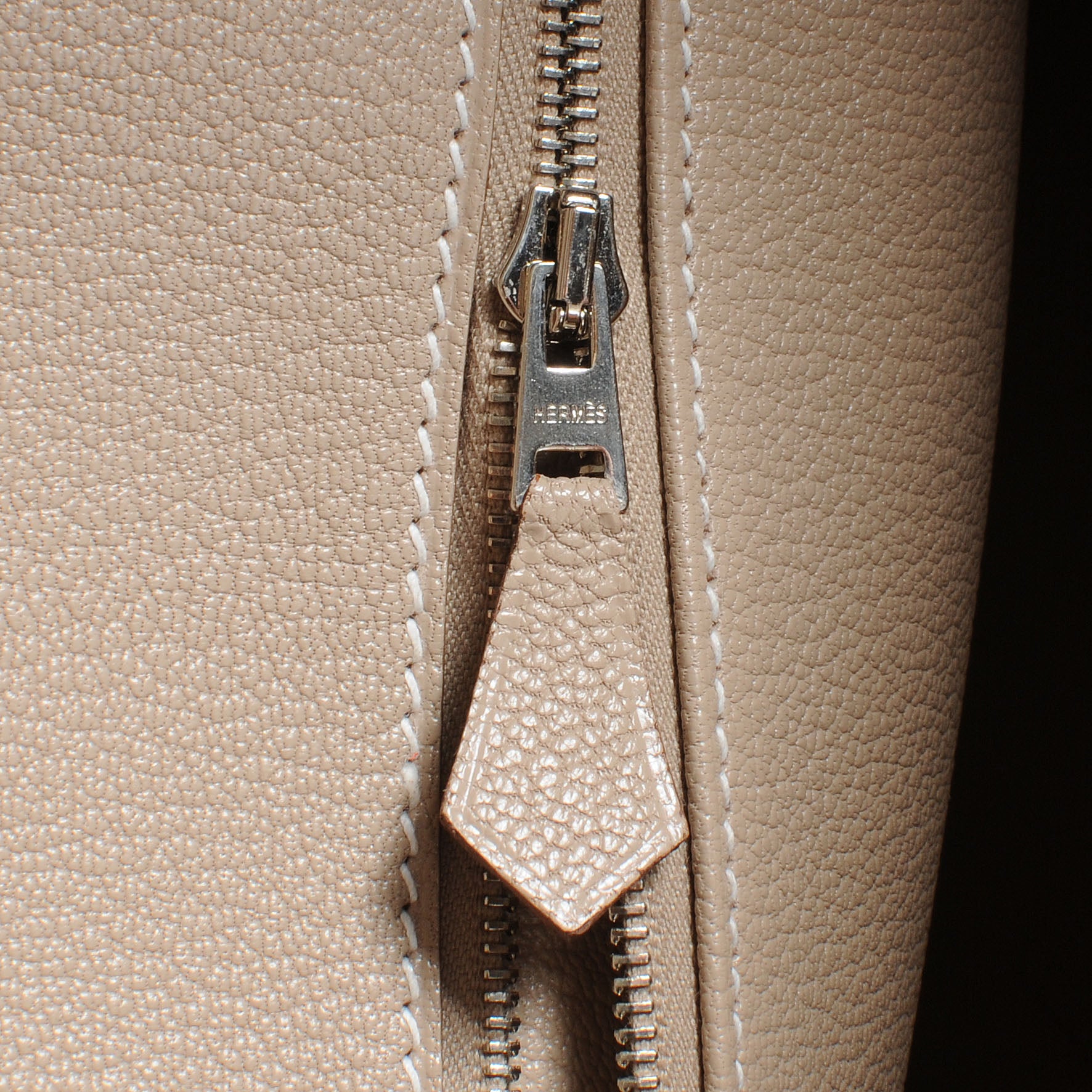 Hermes Togo Tadelakt Swift Casaque Tri-Color Birkin 35 Rose Jaipur Argile Etoupe 8 of 11