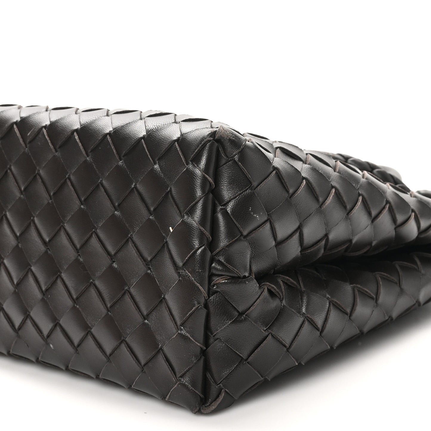 Nappa Intrecciato Medium Andiamo Shoulder Bag Fondant
