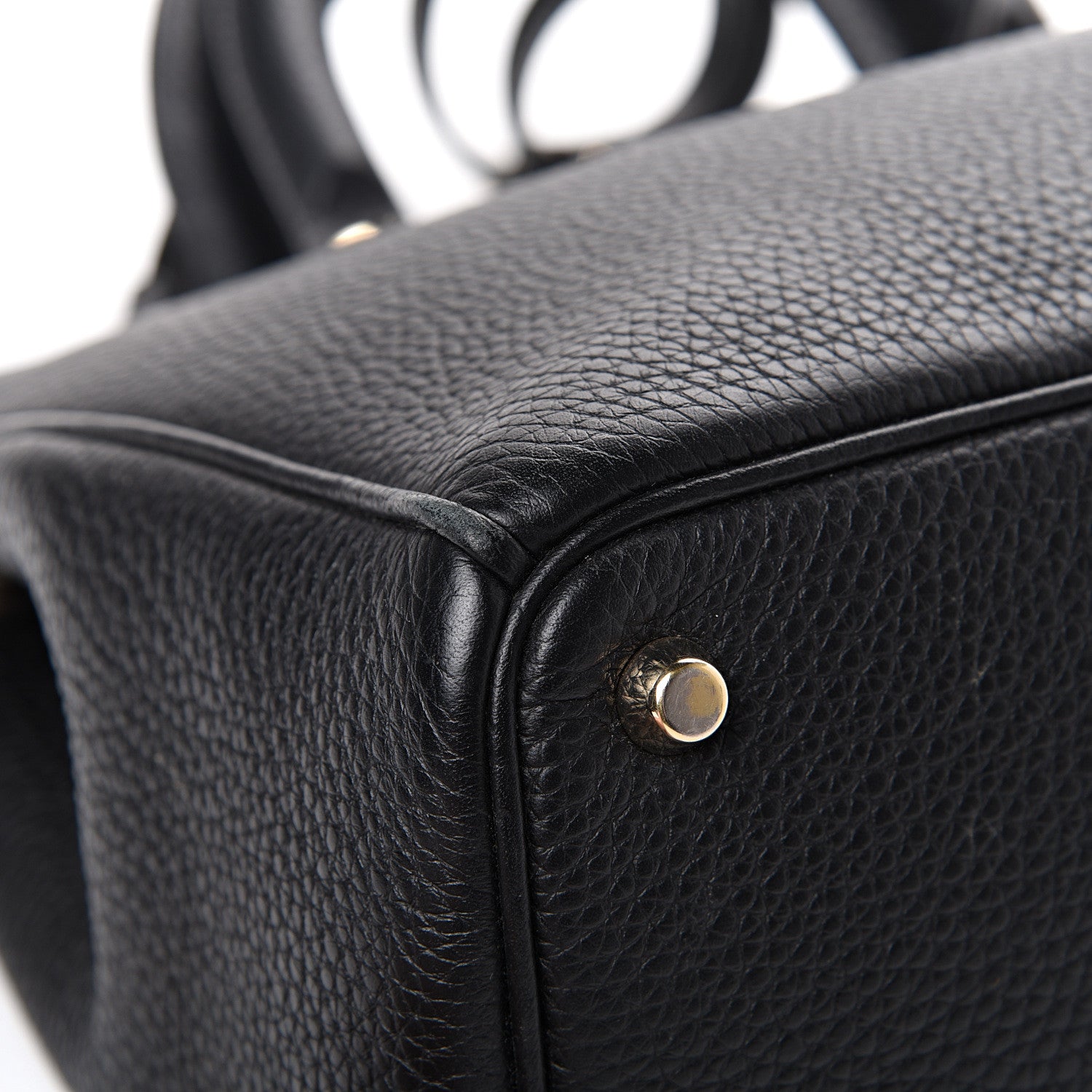 Christian Dior Bullcalf Medium Diorissimo Tote Black Rose Indien 10 of 14