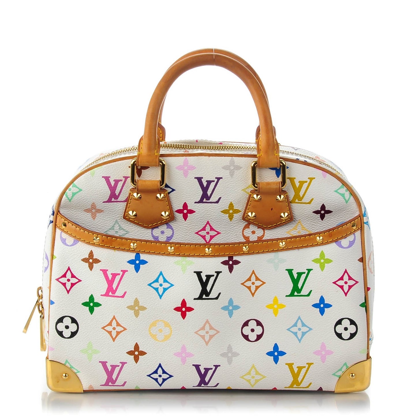 Monogram Multicolor Trouville White
