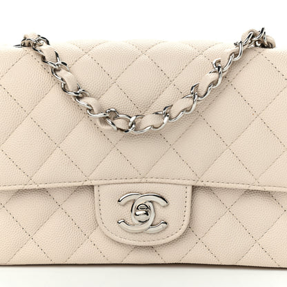 Chanel Caviar Quilted Mini Rectangular Flap Ivory 8 of 12