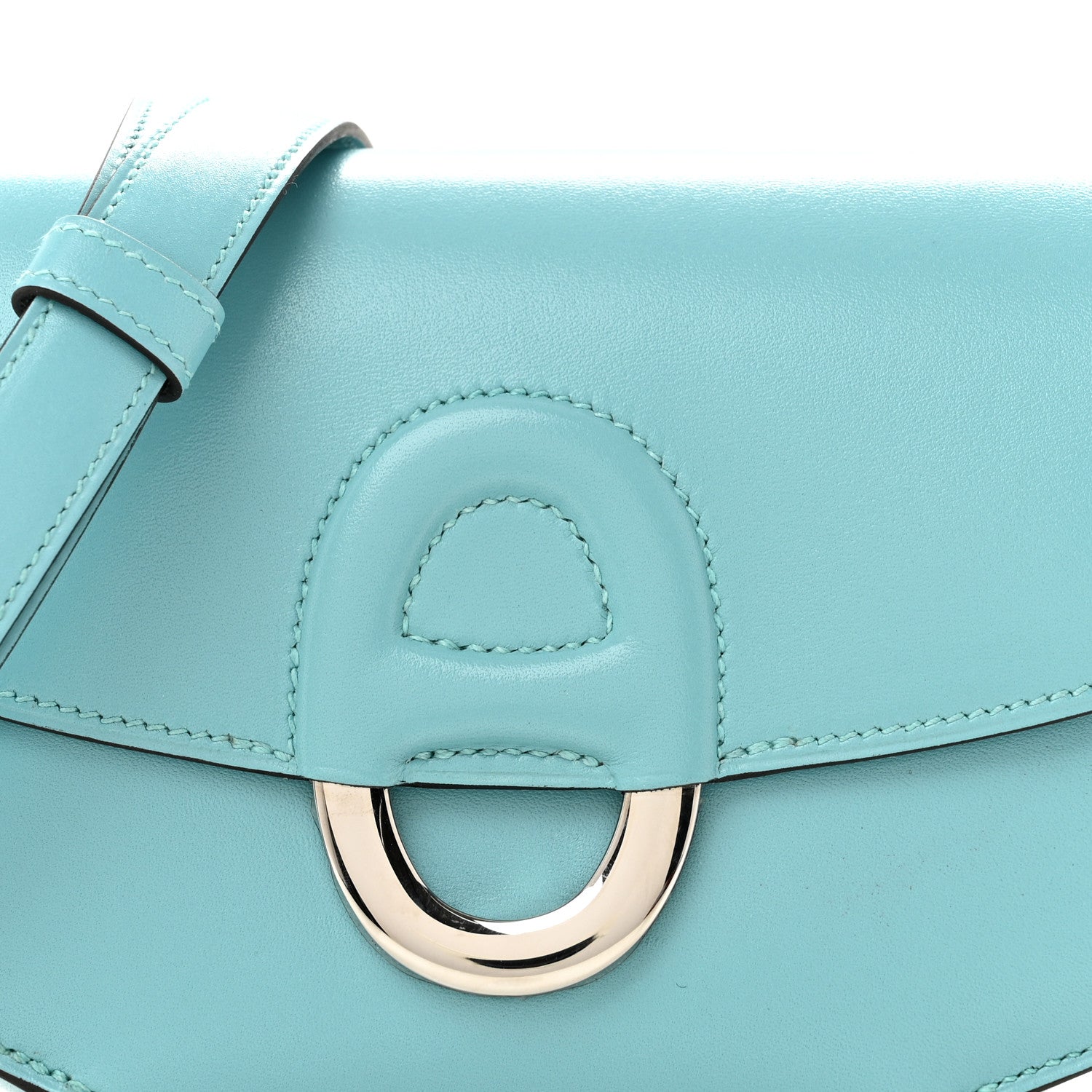 Hermes Veau Tadelakt Cherche Midi 18 Bleu Atoll 8 of 11