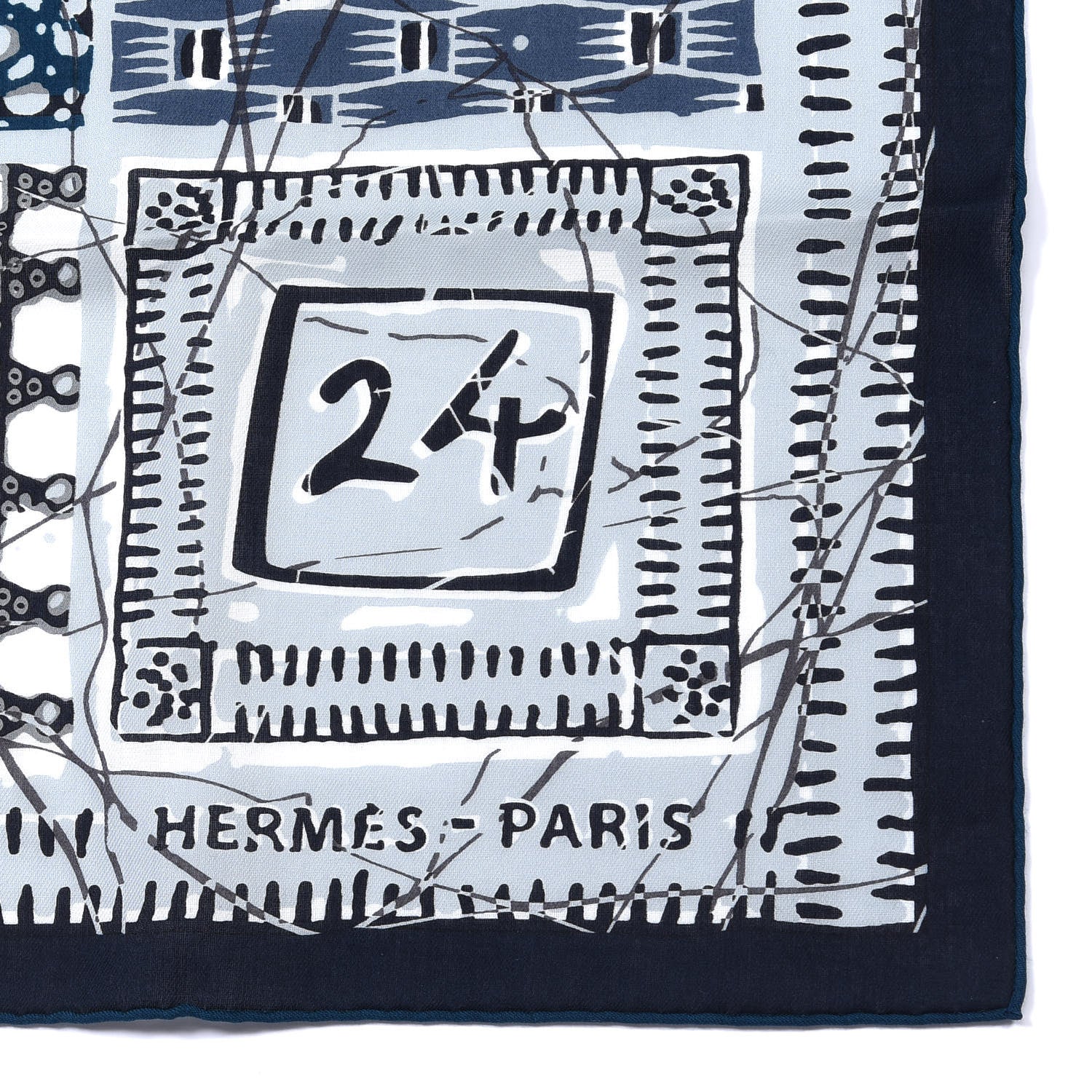 Hermes Cotton Scarf 100 2 of 4