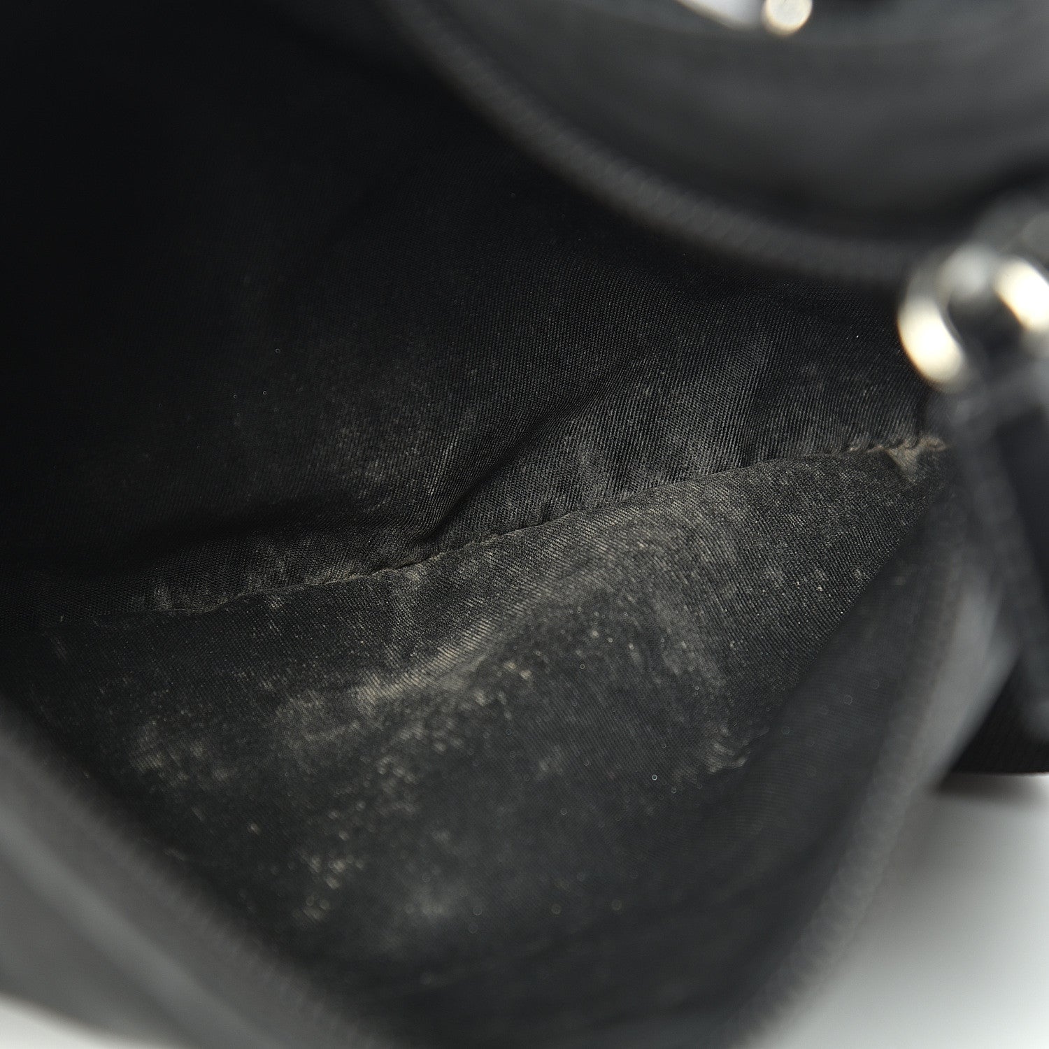 Prada Nylon Small Flat Messenger Bag Black 13 of 13