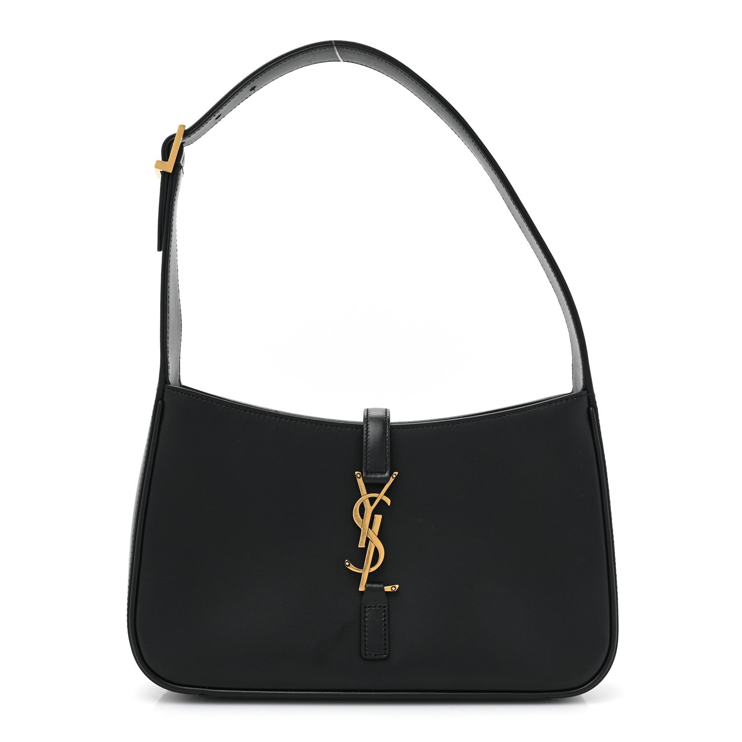 Saint Laurent Smooth Calfskin Le 5 A 7 Hobo Black 1 of 9