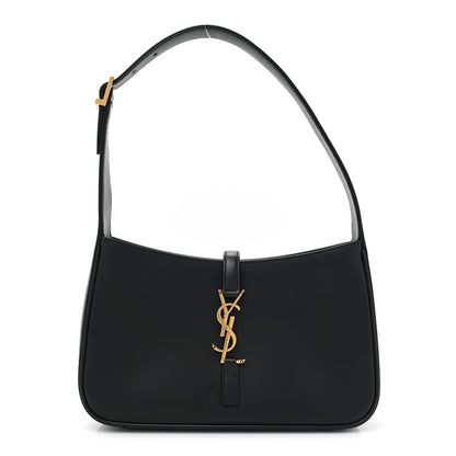 Saint Laurent Smooth Calfskin Le 5 A 7 Hobo Black 1 of 9