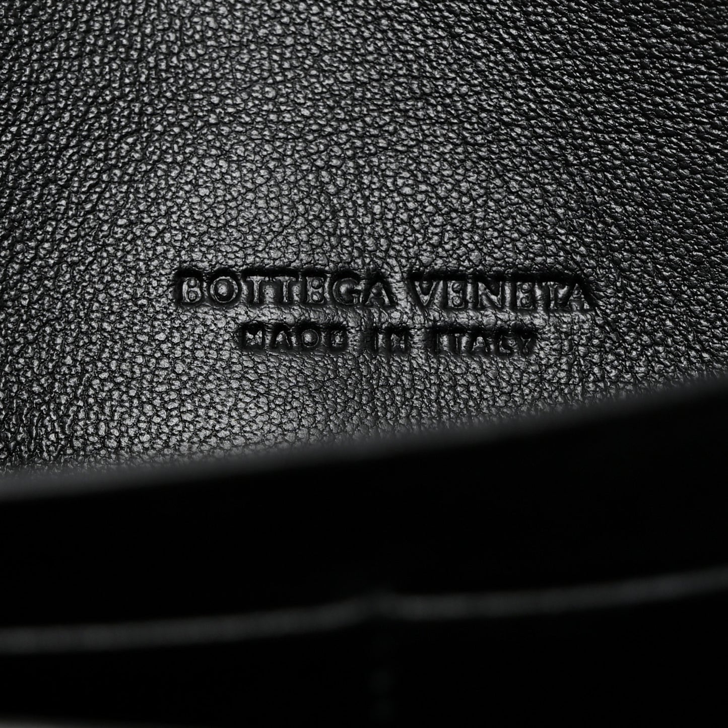 Nappa Intrecciato Continental Compact Flap Wallet Black