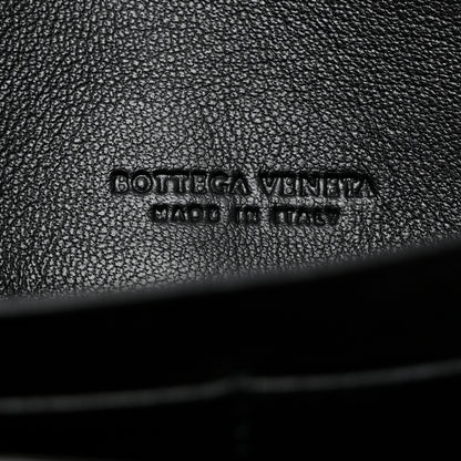 Bottega Veneta Nappa Intrecciato Continental Compact Flap Wallet Black 6 of 7