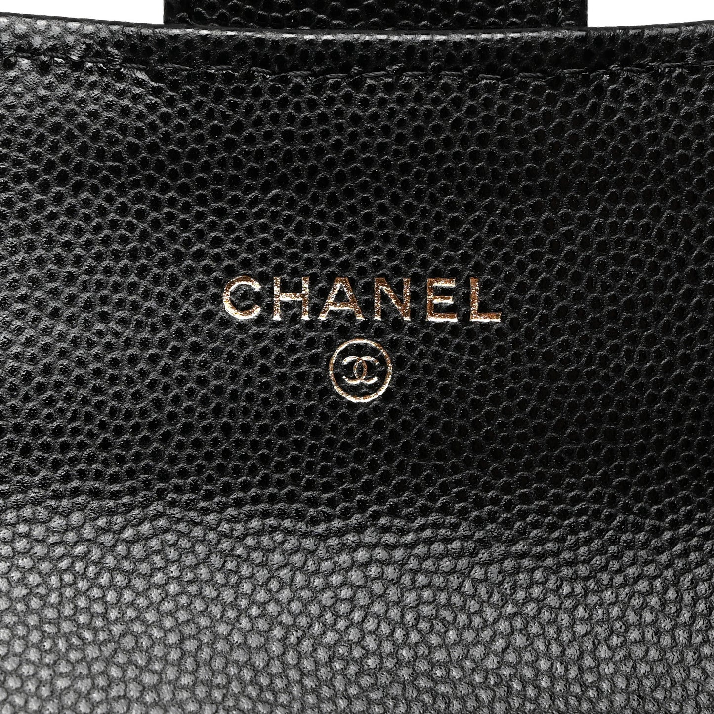Caviar Quilted Medium Gusset Flap Wallet Black