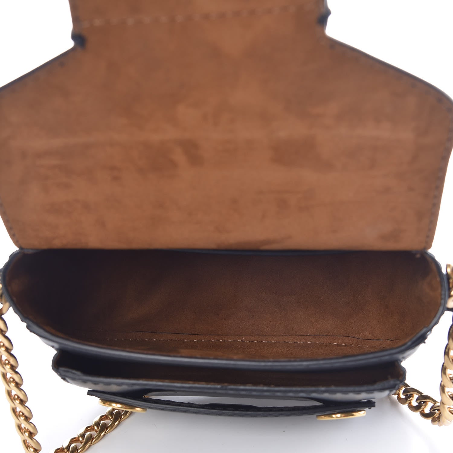 Stella McCartney Eco Alter Nappa Popper Shoulder Bag Black 5 of 6