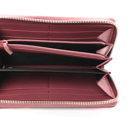 Gucci GG Supreme Monogram Blooms Zip Around Wallet Beige Multicolor Dry Rose 5 of 7
