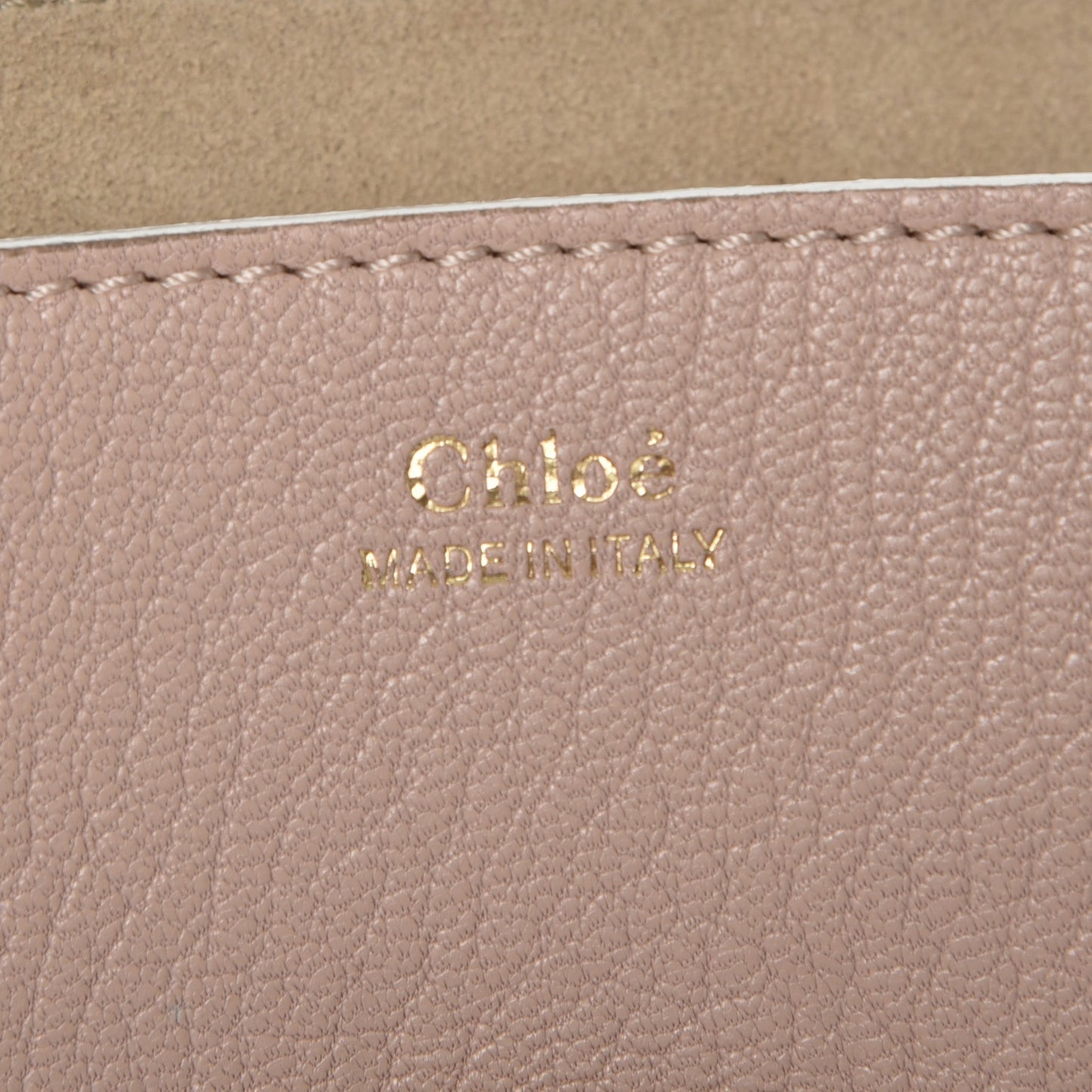 Grained Lambskin Mini Drew Shoulder Bag Cement Pink