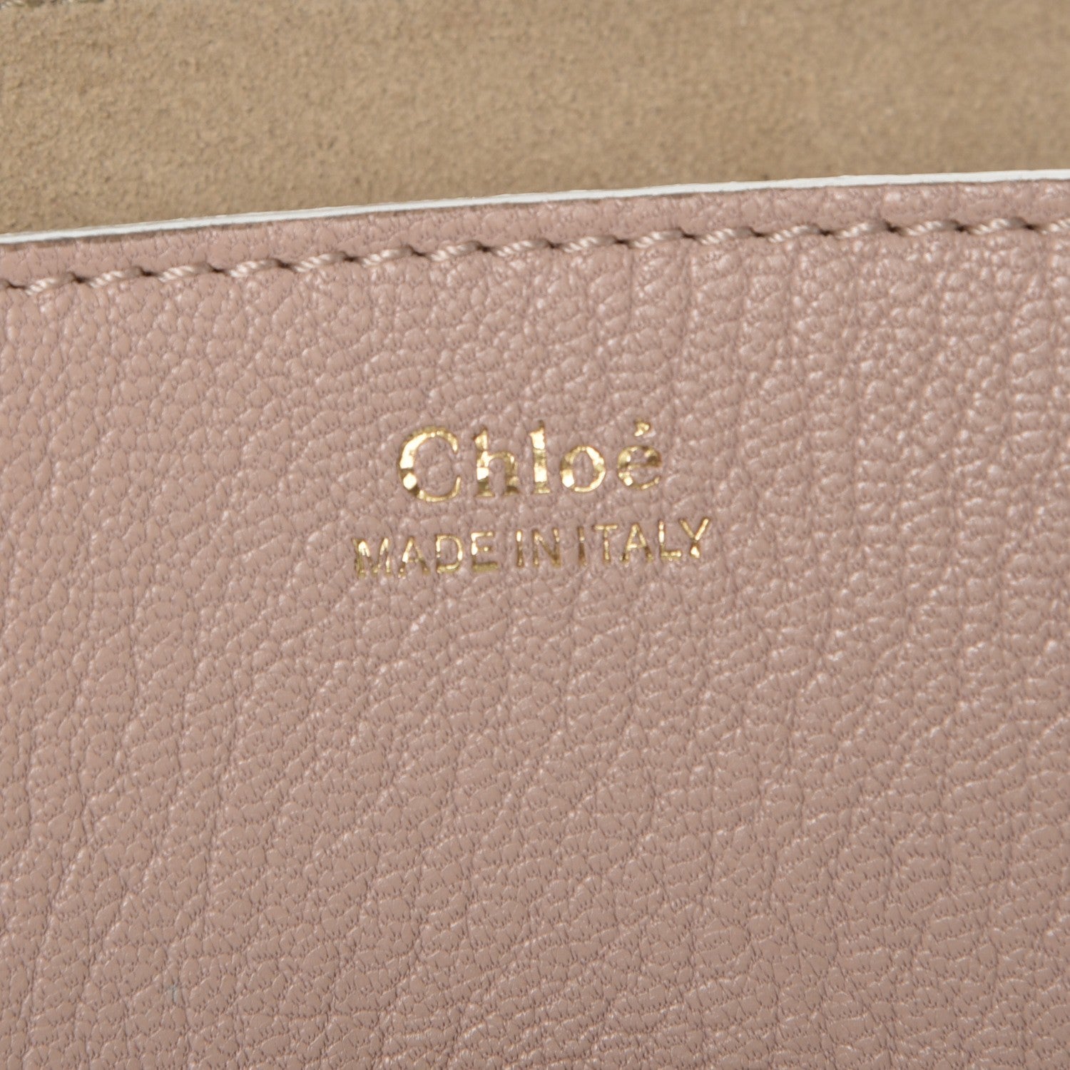 Chloe Grained Lambskin Mini Drew Shoulder Bag Cement Pink 6 of 8