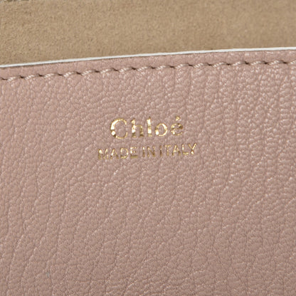Chloe Grained Lambskin Mini Drew Shoulder Bag Cement Pink 6 of 8