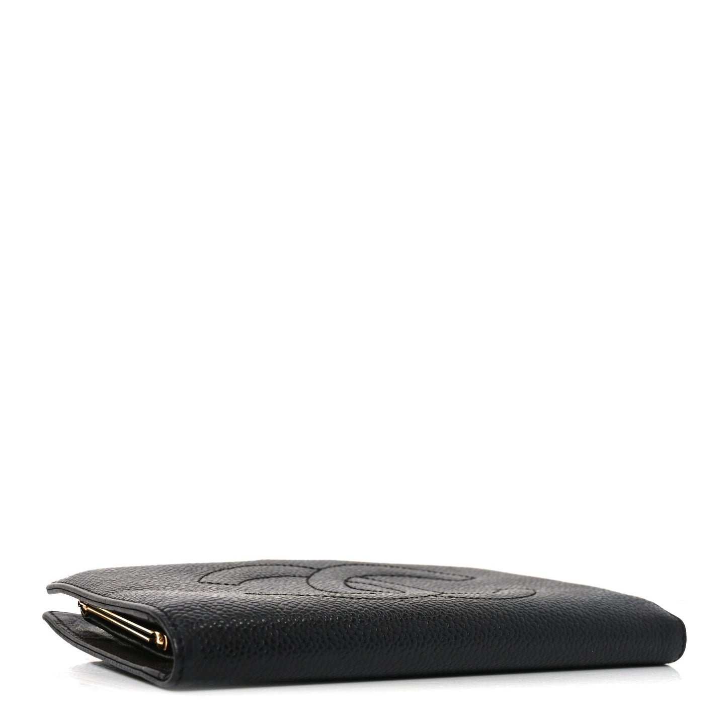 Caviar Timeless CC French Wallet Black