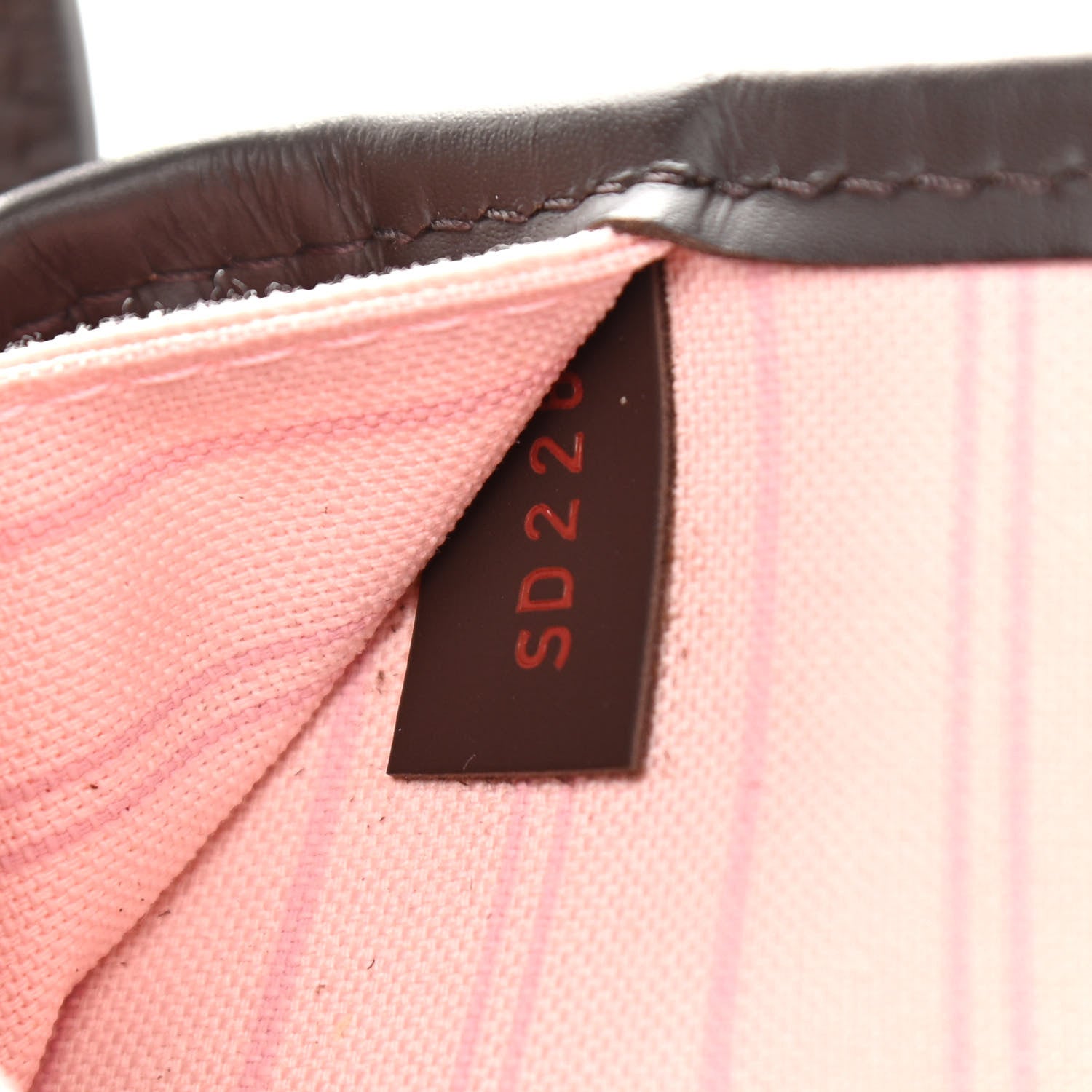 Louis Vuitton Damier Ebene Neo Neverfull MM Rose Ballerine 8 of 16