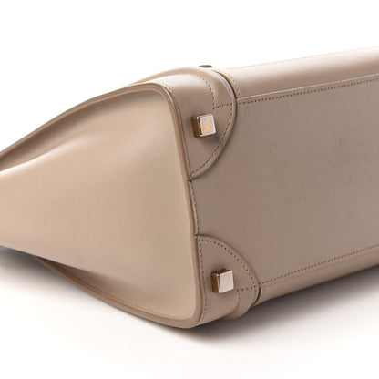 Celine Smooth Calfskin Interstice Micro Luggage Light Taupe 6 of 9