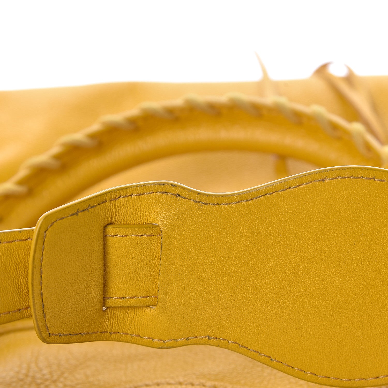 Balenciaga Chevre Silver Metallic Edge Hardware City Jaune Epi 13 of 20