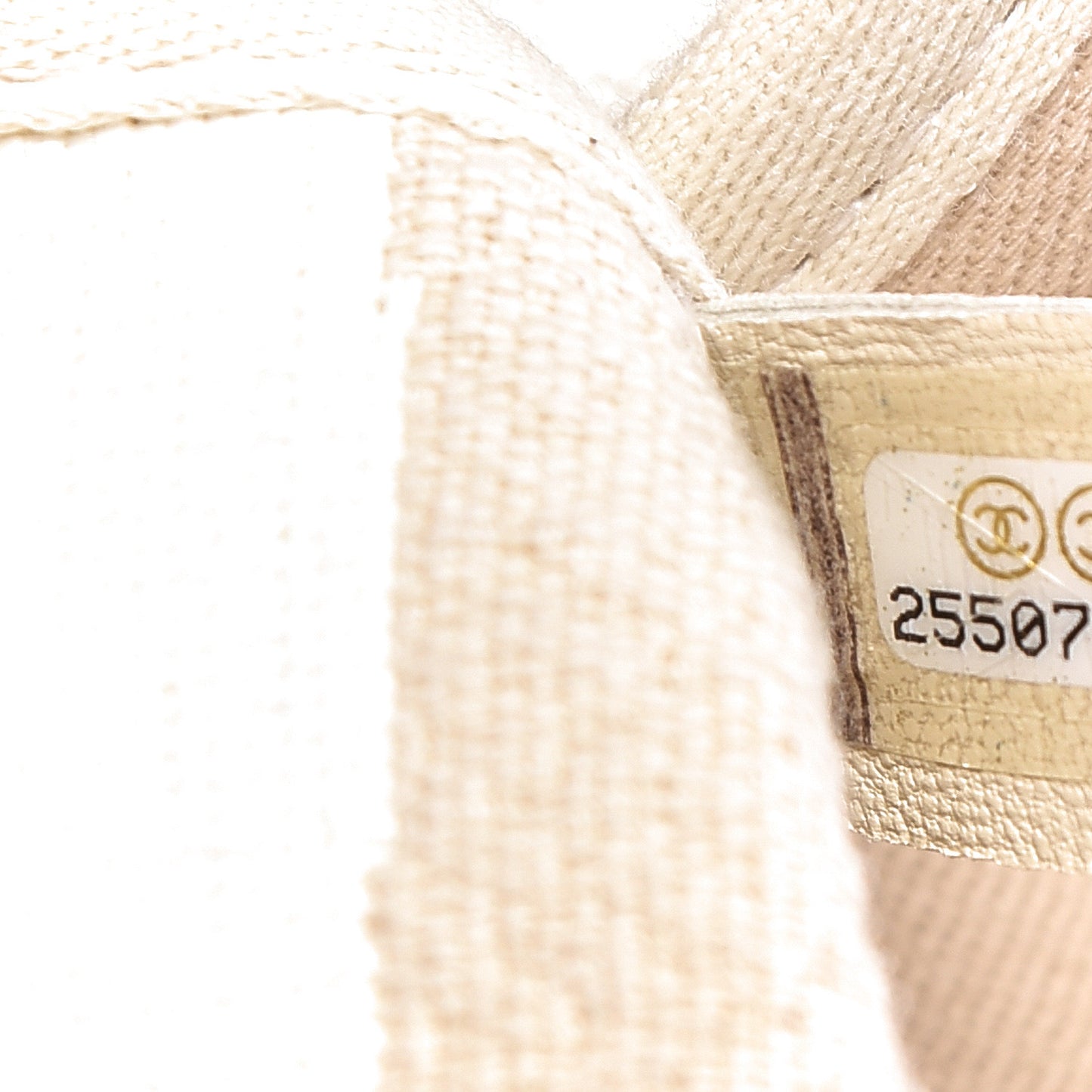 Canvas Maxi Bowling Bag White Beige