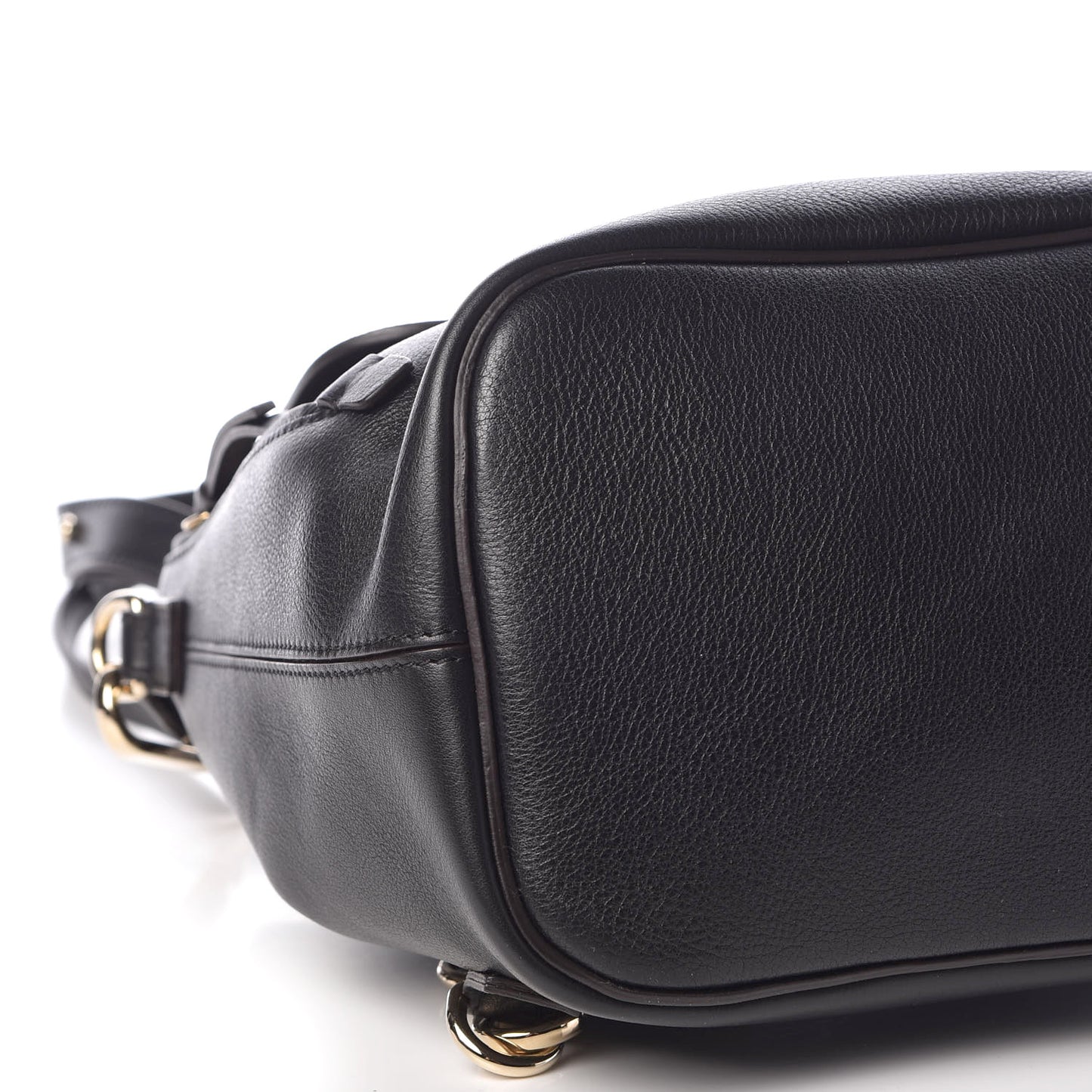 Suede Calfskin Small Faye Backpack Black