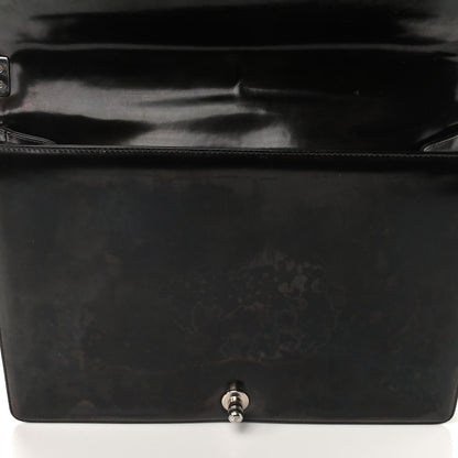 Chanel Glazed Calfskin Large Boy Flap Black 12 of 13