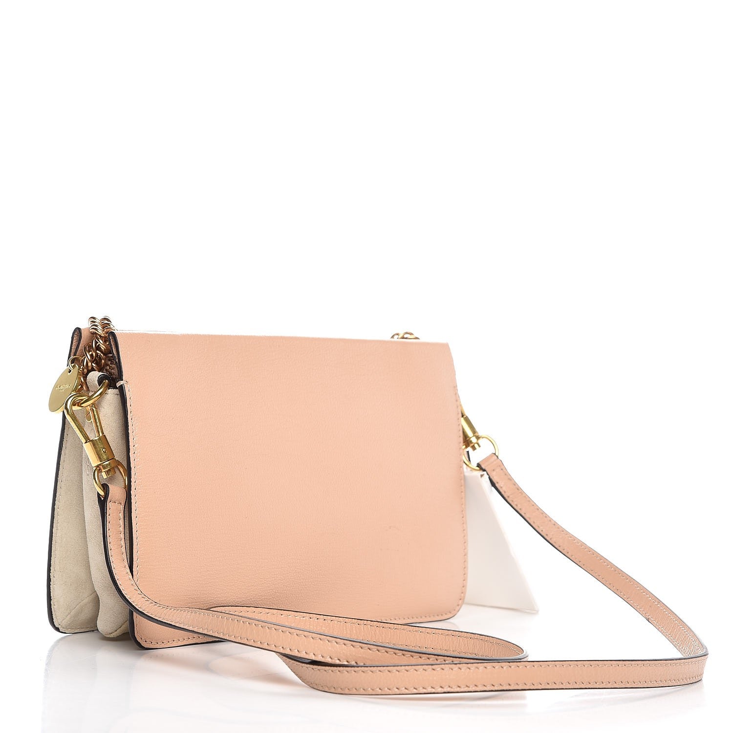 Givenchy Grained Calfskin Suede Cross 3 Crossbody Bag Nude Light Beige 3 of 7