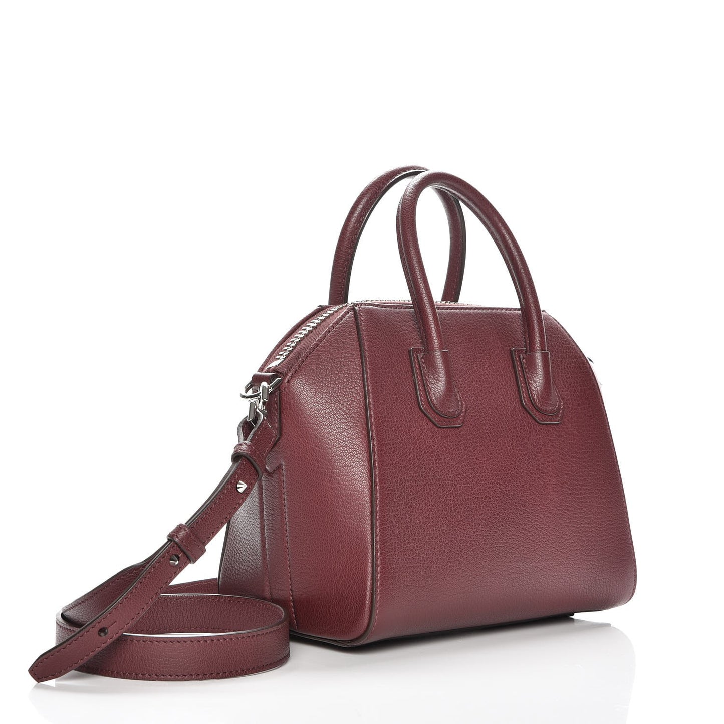 Sugar Goatskin Mini Antigona Oxblood